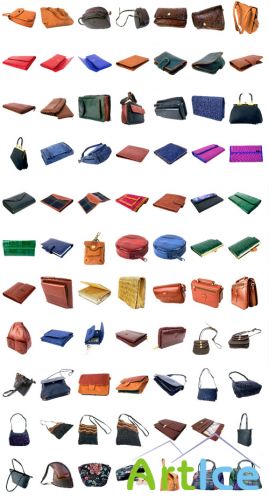 The collection of handbags and purses For Photoshop