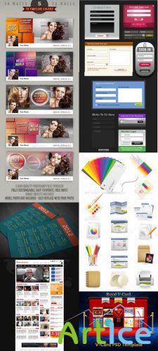 GraphicRiver Collection for Photoshop pack #2