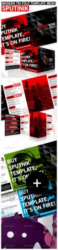 GraphicRiver - Sputnik Tri-Fold Template Menu 717289