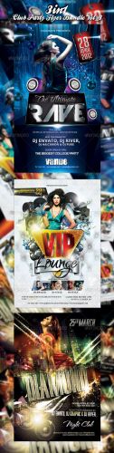 GraphicRiver - Club/Event Party Flyer Bundle Vol_3 - 2339318