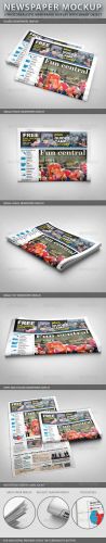 GraphicRiver - Newspaper Display Mockup 2370035