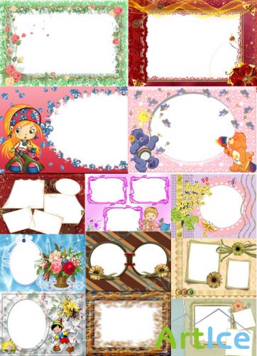 Collection of Spring Photo frames pack 7