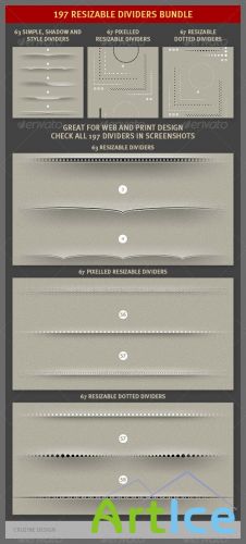 197 Resizable Dividers Premium Bundle