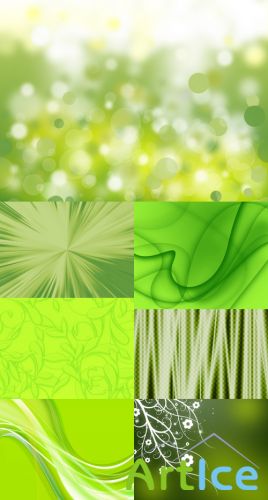 Greenish Decorative Backgrounds