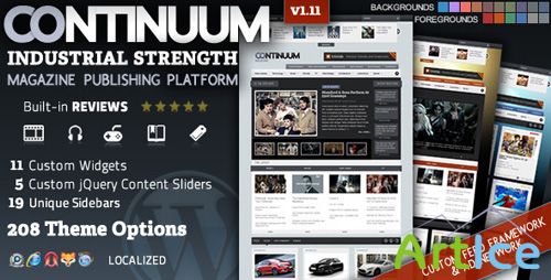 ThemeForest - Continuum - Magazine Theme v1.13 for Wordpress v3.x