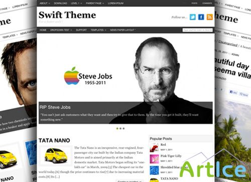 SwiftThemes - Fastest Loading Premium SEO Theme v6.2.1 for Wordpress 3.x