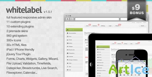 ThemeForest - White Label - a full featured Admin Skin v.1.3.2