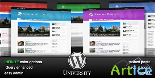 ThemeForest - WordPress University 2.0 - Corporate Business WordPress Theme