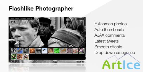 ThemeForest - Flashlike Photographer - Wordpress Theme