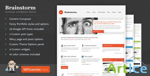 ThemeForest - Brainstorm v1.6.1 - Pushing the Limits WP Theme