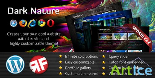 ThemeForest - Dark Nature 2.2 - WordPress Theme