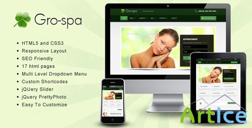 ThemeForest - Gro-Spa - Responsive HTML Template