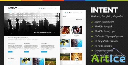 ThemeForest - Intent - Business & Portfolio Premium WordPress Theme - V1.2