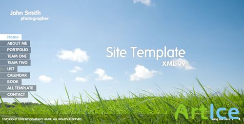 ActiveDen - Flash Site Template XML v9