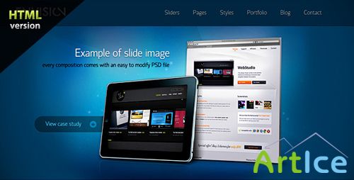 ThemeForest - Envision HTML - Corporate portfolio theme FULL + PSDs