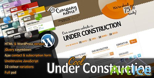 ThemeForest - Cool Under Construction Theme