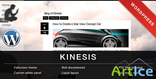 ThemeForest - KINESIS - WORDPRESS Premium Theme