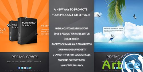 ThemeForest - Promo Spots - WordPress Theme