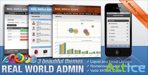 ThemeForest - Real World Admin - Admin Template Retail