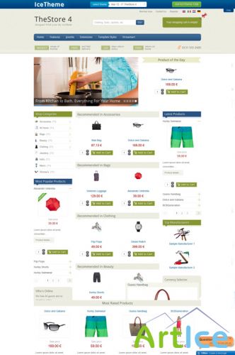 IceTheme - IT TheStore 4 Template For Joomla 2.5