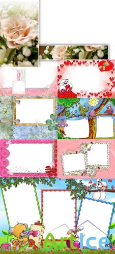 Collection of Spring Photo frames pack 47