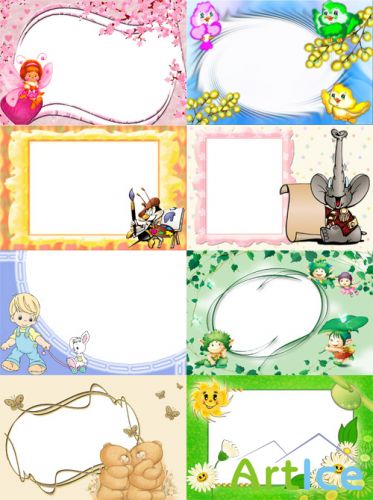 Collection of Spring Photo frames pack 54