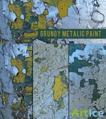 Grungy Metalic Paint Textures