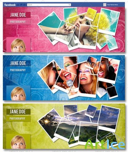 GraphicRiver - Vibrant FB Timeline Cover - Volume 1 - 2451611