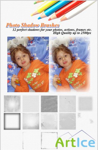 Brushes for Photoshop - Photo Shadow