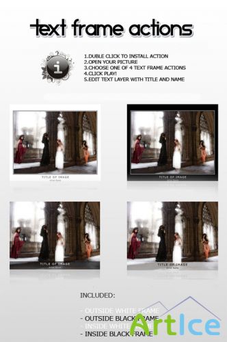 Frame Actions Pack for Photoshop