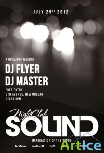 PSD Template - Sound Flyer/Poster