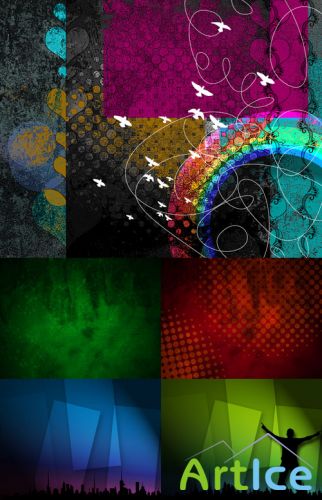 Rainbow Mystery Backgrounds