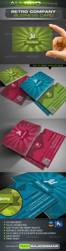 GraphicRiver - Retro Company Business Card 2657412