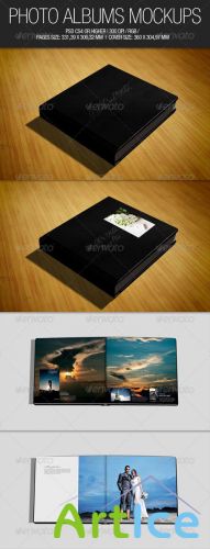 GraphicRiver - Photo Albums Mockups 2556912