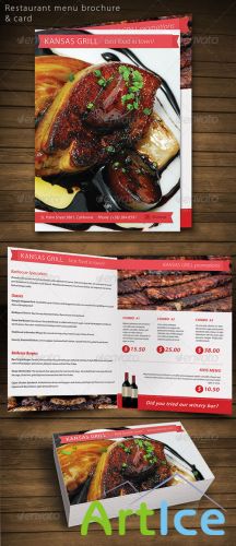 GraphicRiver - Restaurant Food menu brochure card 2531832