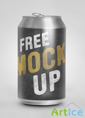 Soda Psd Mockup