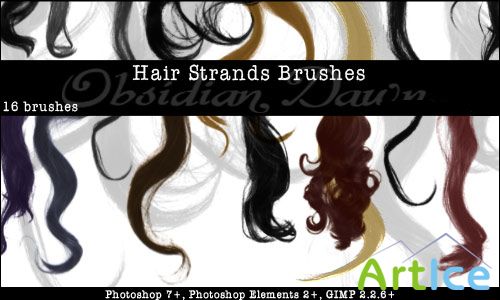 Hair Strands Brushes Set