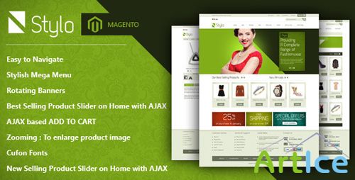 ThemeForest - Stylo Magento Theme | Clearn, Modern & Stylish