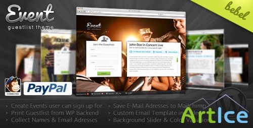 ThemeForest - Event Guest List WordPress Theme v1.6.1