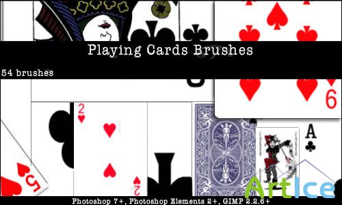 Playing Card Photoshop Brushes