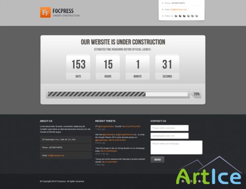 ThemeForest - Focpress Under Construction