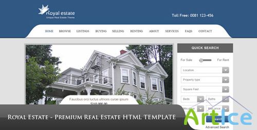 ThemeForest - Royal Estate - Premium Real Estate Theme