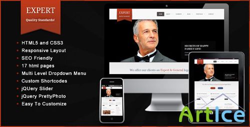 ThemeForest - Expert  Responsive HTML Template