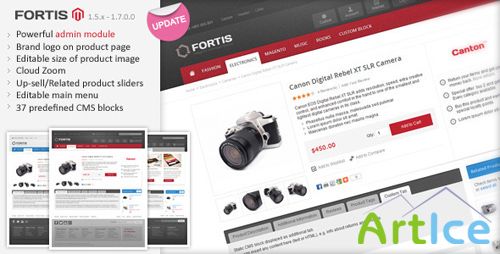 ThemeForest - Fortis - flexible Magento Theme v1.3.2