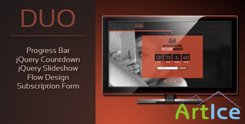 ThemeForest - DUO - Coming Soon Template - RIP