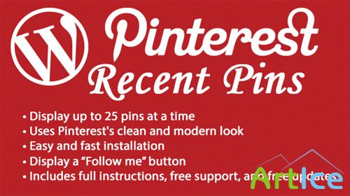 Mojo-Themes - Recent Pins Widget for WordPress