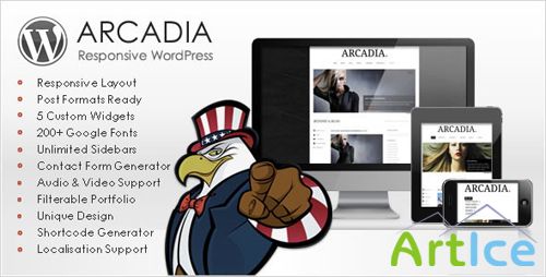 ThemeForest - Arcadia Responsive WordPress Blog v1.1