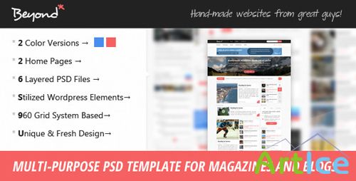 ThemeForest - Beyond - Multi-purpose PSD Template