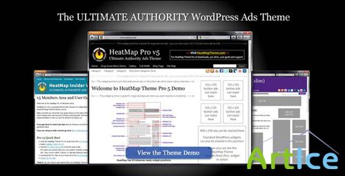 Heatmap Pro v5.1 Updated For Wordpress + All Pro Skin (Adsense Theme)