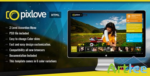 ThemeForest - Pix Love - Photography Template - RIP